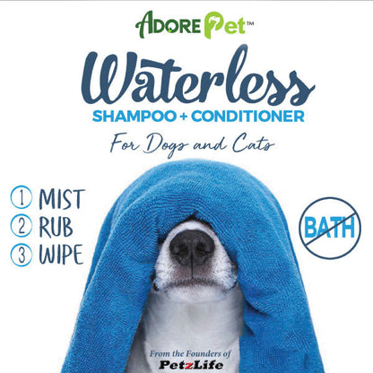 Waterless Shampoo + Conditioner