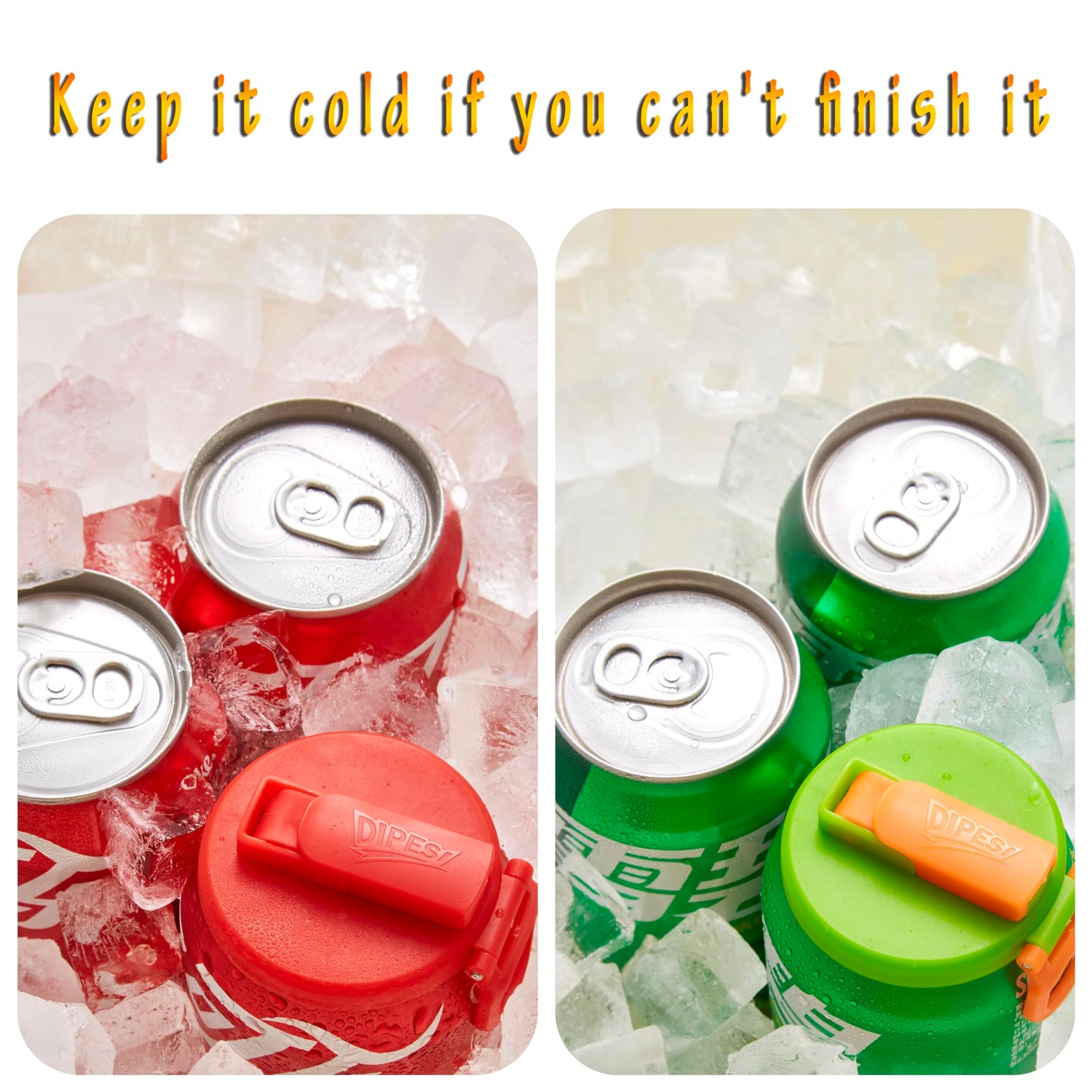 Spillproof soda can lid with straw 4-pack colorful