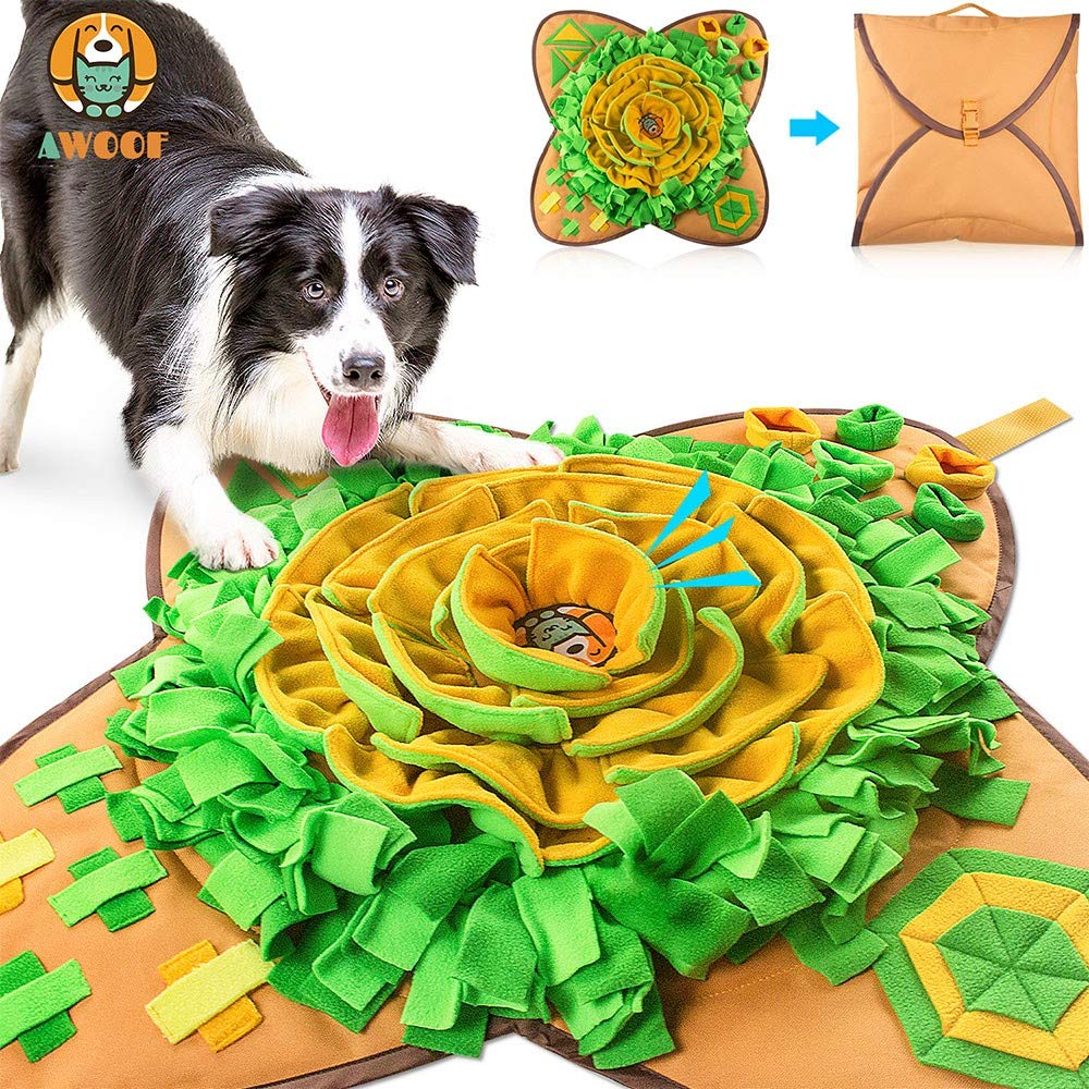 Dog snuffle mat foraging enrichment feeding mat